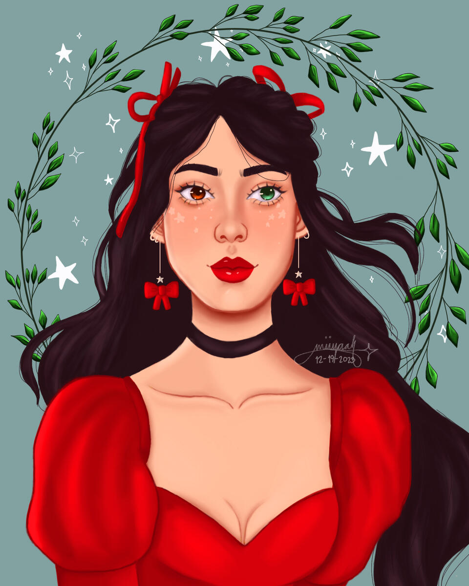 Draw this in your style (DTIYS) challenge entry for #anaieseartdtiys by @anaiese.art (Instagram) Digital art, 2160 x 2700 pixels 2023