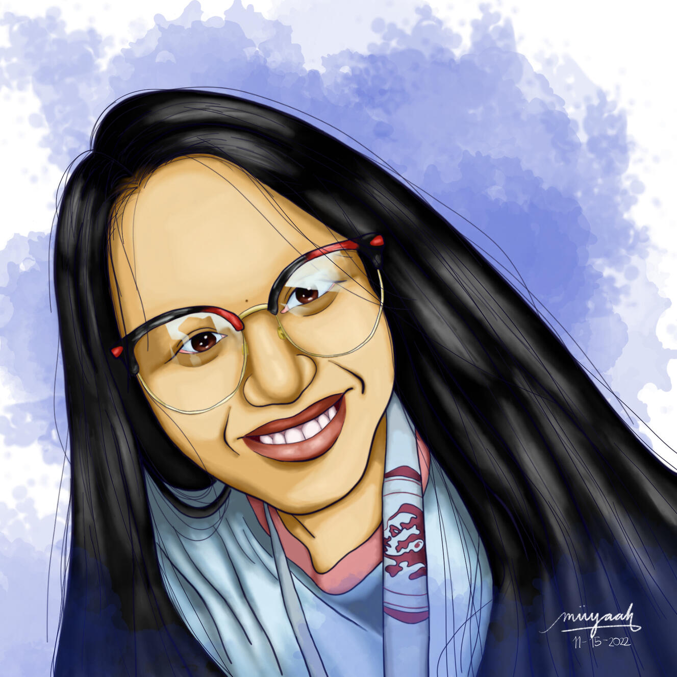 Full rendered portrait Digital art, 1800 x 1800 pixels 2022