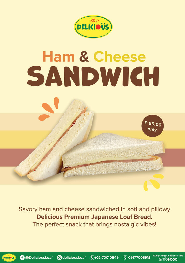 Ham &amp; Cheese Sandwich ad poster