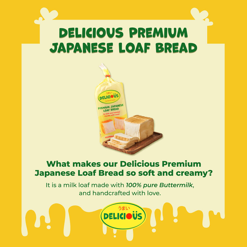 Delicious Premium Japanese Loaf Bread