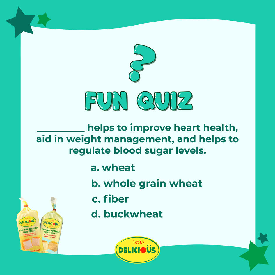 Fun quiz for whole grain wheat